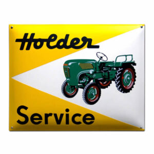 Emaille Tractorbord Holder (50x40 cm)