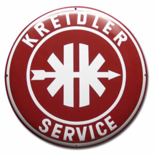 Emaille Tweewielerbord Kreidler Service (50 cm)