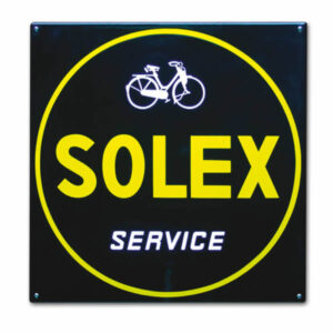 Emaille Tweewielerbord Solex Service (50x50 cm)