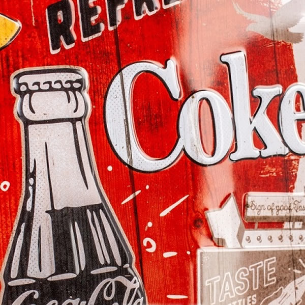 Metalen Bord Coca Cola Original (30x40 cm) - Afbeelding 2