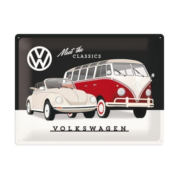 Metalen Bord VW Classics (30x40 cm)