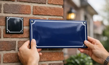 Een emaille straatnaambord kopen doe je zo